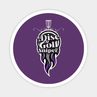 Disc Golf: Purple Flame Magnet